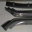 Car Front Bumper Splitter Lip Compatible with VW Golf 6 GTI MK6 Diffuser Spoiler Cover Lower Splitter Blade Guard Body Kit (Carbon Look)