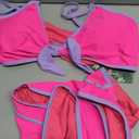 Blooming Jelly Womens High Waisted Bikini Set Tie Knot High Rise Two Piece Swimsuits Bathing Suits
 3