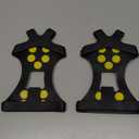 Sfee Ice Cleats for Boots Shoes, Snow Grips Cleats for Ice and Snow Anti-Slip Rubber Traction Cleats for Walking on Snow and Ice 10 Steel Studs Crampons for Hiking, Walking, Climbing, Jogging (Small(Women(5-7)/Men(3-5) for Child)