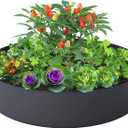 ZtohPyo 15 Gallon Plant Grow Bags, Round Fabric Raised Garden Beds Planter Pots with 2 Handles,Durable Breathe Cloth Planting Bed Gardening Container to Grow Vegetables for Outdoor Plants