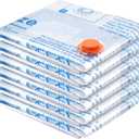 Vacuum Storage Bags 6XXL, Space Saver Sealer Bags, Airtight Compression Bags for Clothes, Pillows, Comforters, Blankets, Bedding
