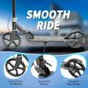 Scooters for Kids 8-12,Scooter for Teens Adults with 8-Inch Big Wheels Foldable Lightweight, 4 Adjustable Height Levels, 240 lbs Max Load Portable Scooter with Hand Brake