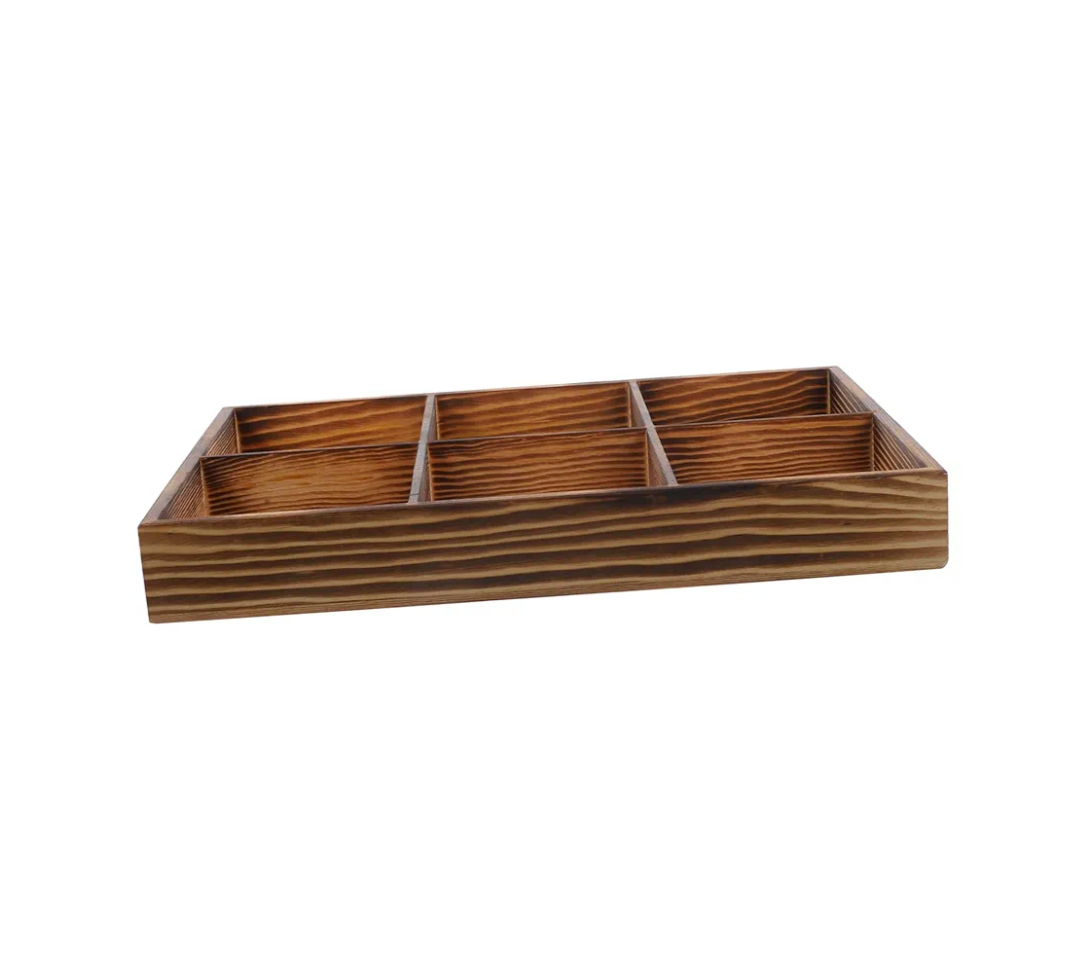 Wooden Storage Box Tea Bag Organizer Snack Organizer Flour Sugar Containers Modern Farmhouse Decor