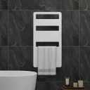 Heated Towel Rack for Bathroom, Towel Warmer Wall Mounted, Electric Towel Warmers for Bathroom, Bath Towel Heater, Towel Drying Rack- 35.4 x18 inch (Mechanical Switch-35.4x18 inch)