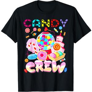 Candy Land Candy Crew Party Halloween Costumes Adult Women T-Shirt Small