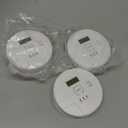  3 Pack,Smoke Detector and Carbon Monoxide Detector Combo,2 in 1 CO & Smoke Alarm, LCD Screen, LED Warning Light Indicators, Voice Alerts, Replaceable Battery, Easy to Install