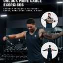 Gymreapers GripLink Lifting Straps Heavy Duty D-Ring Weight Lifting Wrist Straps with Anti-Slip Silicone Grip Beads, Adjustable Support for Deadlifts, Powerlifting, Cable Machines & Gym Training