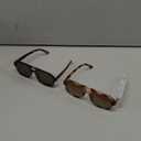 livho Trendy Polarized Square Aviator Sunglasses Women Men Square Eyewear Frame, Retro Sun Glasses for Women Men 2025 Shades