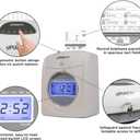 uPunch HN4540 Comprehensive Small Business Start-Up Kit: AutoAlign Calculating Time Clock System with 400 Time Cards, Ribbons, and Racks
