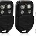 2 Garage Door Opener 390mhz Remote Keychain,Replacement for Genie Intellicode & Overhead Door GIT-3/ACSCTG Type 3,4-Button