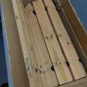 VEVOR 12 ft L x 17 in W, Non-Slip Straight Cedar Wood Garden Walkway, Roll Out Path with Wire Rope Connection, Brown