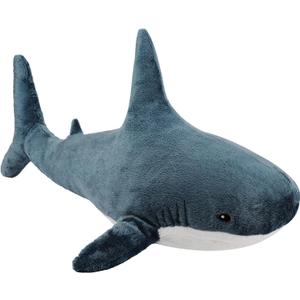 MUPI Shark Stuffed Animal Plush 11" Cute Shark Toy Plush Pillows Soft Cotton Sharks Plushies Ocean Sea Animal Doll Gifts for Boys Girls Kids Adults, Navy Blue