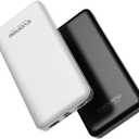 2 Pack Portable Charger, Slimmer 10000mAh Power Bank, USB C in&Out Fast Charging Battery Pack, External Portable Power Bank for iPhone 16 15 14 13 12 Tablet Headphones Samsung S23 S22 Pixel etc