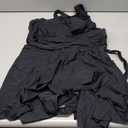 Charmo Plus Size Swimsuit for Women Swim Dress Scalloped One Piece Tummy Control Bathing Suit Ruched Swim Suits 2026 Size L