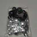 MEMOVAN 25pcs Man Cake Topper Disco Ball Cake Topper Black & Gold Balls Palm Leaves Black Gold Boho Cake Decorations for Man Boy Bohemian Black Theme Wedding Baby Shower Birthday Party