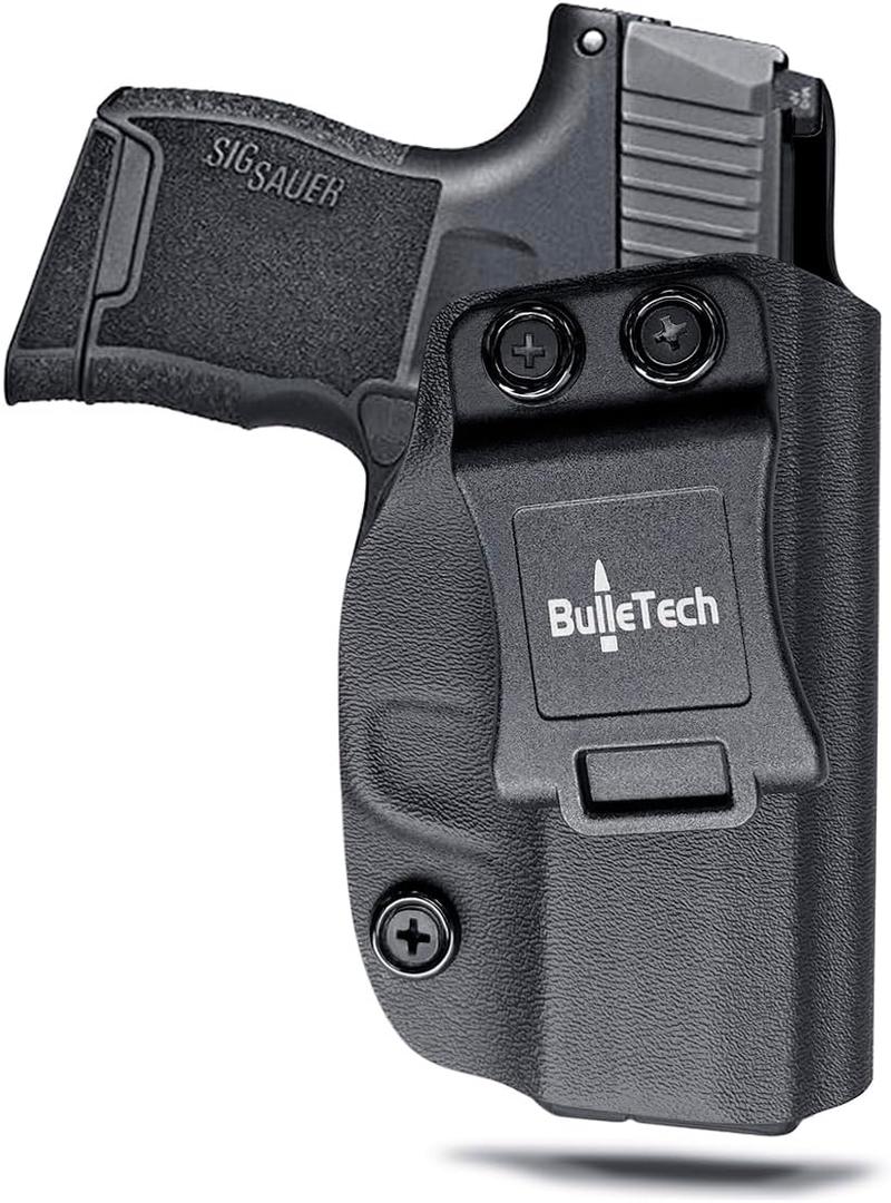 IWB Kydex Holster Compatible with Sig Sauer P365 / P365 SAS / P365 X, Inside Concealed Waistband Carry Holster for Sig P365 Holster - Adj. Cant Retention, Cover Mag-Button