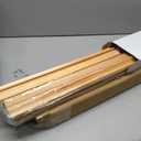 Yellow Mountain Imports 18-Inch Natural Pine Wooden Mahjong Racks with Pushers - Set of 4 (Racks with Pushers Only), 18.2 X 2.4 X 1 Inches