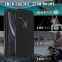 LifeProof FR Series Waterproof Case for iPhone XR (Only) - with Cleaning Cloth - Non-Retail Packaging - Boosted (Blue Atoll/Hawaiian Ocean/Emberglow)