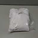 Conbo Mio 2 Pack Hotel Fabric Snap in Shower Curtain Liner Replacement Removable Water Repellent Liner for Bathroom Shower Curtain Liner 107W X 54H