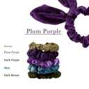 Simnice 25 Pack Hair Scrunchies Rabbit Bunny Ear Bow Bowknot Scrunchies Velvet Scrunchy Bobbles Elastic Hair Ties Bands Ponytail Holder