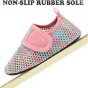 JIASUQI Baby Boys and Girls Barefoot Swim Water Skin Shoes Aqua Socks for Beach Swim Pool (Pink)
