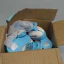 BearBoss Square Paper Punch Set, 5 Different Sizes, Scrapbooking Crafting Tool, Classic White