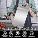 Titanium Cutting Board Set of 3,100% Pure Titanium Cutting Boards for Kitchen, 2025 New Double Sided Food-Grade Chopping Board for Cutting Meat Vegetable Fruit