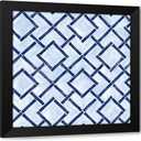 ArtDirect Everyday Chinoiserie Pattern IC Custom Framed Art Print Giclee Print or Canvas Options with Various Sizes and Customization by Urban, Mary