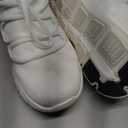 INZCOU Running Shoes Lightweight Tennis Shoes Non Slip Gym Workout Shoes Breathable Mesh Walking Sneakers (10.5 Women/9.5 Men, Pure White)