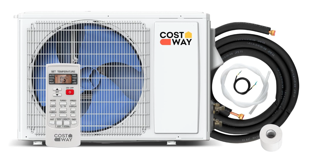 12000BTU Mini Split Air Conditioner, 20 SEER2 115V Wall-Mounted Ductless AC Unit Cools Rooms up to 750 Sq. Ft, Energy Efficient Inverter AC 