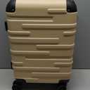 Coolife Luggage Suitcase Carry-on Hardside Travel Luggage TSA Lock Spinner Telescopic Handle