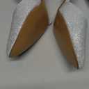 IDIFU Women's IN3 D'Orsay Pumps Low Kitten Heels for Women Dress Shoes Pointed Closed Toe Wedding Bride Ankle Strap Dressy Silver Black Nude White Gold Heels for Women (9)