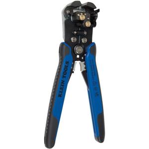 Klein Tools 11061 Self-Adjusting Stripper / Cutter, Heavy Duty, for 10-20 AWG Solid, 12-22 AWG Stranded, and Romex Wire 12/2 and 14/3 (Blue/Black)