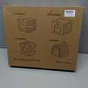 Apasiri Indoor Cat Houses for Indoor Cats, Warm Insulated Covered Cat Cave for Indoor Cats House, Strong Scratch-Resistant Capacity, Sturdy Fiber, Compatible with Heating Pads, Cat (Beige1)