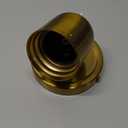 Small Dome Wall Sconce-Brass, Swedish Design, Integrated Modern, Functional, Bath Sconces, Bathroom Sconce, Bathroom Wall Lights,Not Includes Bulb,4.5" L x 4.5" W x 4.5" H