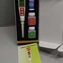 Digital Food pH Meter YINMIK pH Meter Food Fermentation with Calibration Solution Kit pH Test Strips for Food Spear Tip pH Meter Probe for Dough Sushi Rice Fermenting Sausage Meat Soap Cheese