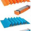 Foam Camping Pads(2 Packs) for Hiking、Camping、Sleeping, Foldable Closed Cell Foam Camping Mattress, Waterproof & Ultralight