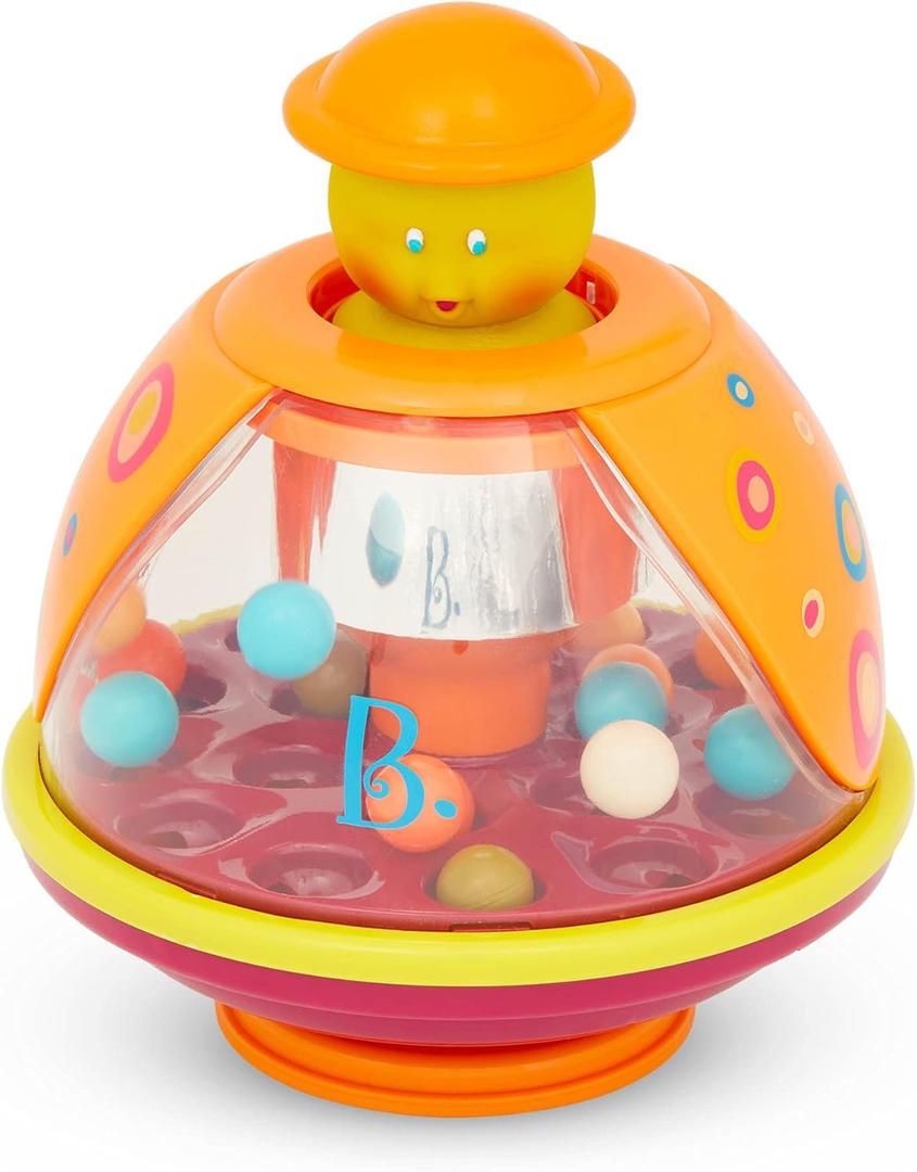 B. toys  Poppitoppy Ball Drop Toy for Babies & Toddlers  Colorful Ladybug Tumble Toy with 20 Balls  Develops Fine Motor Skills & Hand  Eye Coordination  Cause & Effect Learning  Fun Sensory Play