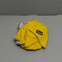 Lukovee Dog Raincoat, Adjustable Dog Rain Jacket with Clear Hooded Double Layer for Large Medium Small Dogs Puppies, Waterproof Rain Coat Poncho with Reflective Storage Pocket & Rim (Yellow, M)