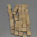 Unfinished Cubes (50 ct, 1 Inch) for Crafts & Building