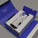 WUBEN X4 EDC Compact Flashlight with RGB Light, 1500 Lumens Mini Flashlight with Tactical Switch and Magnetic, IP68 Portable Pocket Clip USB C Flash Light for Camping, Checking, Emergencies (White)