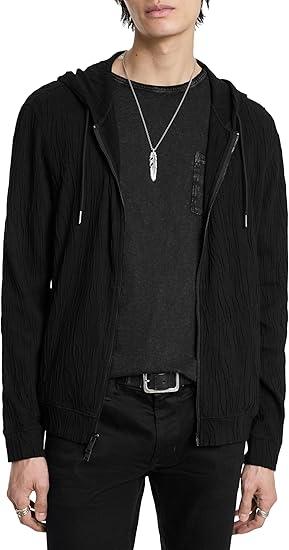 John Varvatos Ihsan Zip Hoodie Black L
