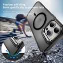 ADDIT Case for iPhone 16 Pro Phone Case iPhone 16 Pro Magnetic Case Fits MagSafe Military-Grade 10FT Drop Resistant Matte Skin Feeling Back Cover Case Fit for iPhone 16 Pro (Black)