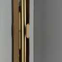TWOPAGES Adjustable Curtain Rod, Heavy Duty Curtain Rod Set with Brackets and Rings, 1 Inch Diameter Wall Mounted Drapery Rod 28 to 76 Inch Length, Gold