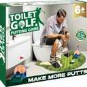 Prank Gift Box, Toilet Golf Game Gag Gift Empty Box, Wrap Your Real Present in a Convincing and Funny Fake Gift Box, Hilarious White Elephant Gifts for Golfer, Husband, Dad, Brother and Boyfriend (Style No.2 - 1 Pack)