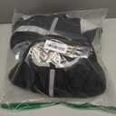 SUNFURA Full Body Dog Coat - Warm Fleece Jacket for Large Dogs, Turtleneck Winter Coats with Harness, Reflective Dog Snowsuit Windproof Puffer Jackets with Legs for Weimaraner, Black XL