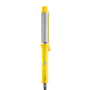 Drybar The 3-Day Bender Rotating Curling Iron (1.25 Inch (Pack of 1), Yellow and Grey)