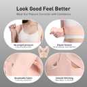 WNIEYO Back Brace Posture Corrector for Women Shoulder Straightener for Upper and Lower Back Pain Improving Postura Support Belt for Scoliosis (Pink,S/M)