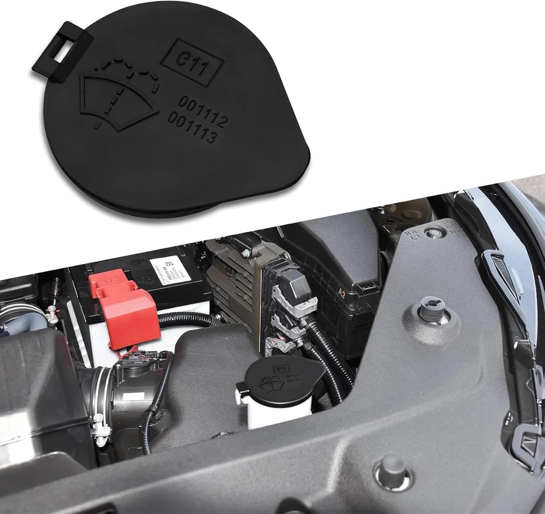 Car Washer Fluid Cap, Water Tank Lid Bottle Cap Cover Replacement #85316-48060, Windshield Washer Fluid Reservoir Bottle Tank Cap Car Accessories Compatible with Toyota Highlander Lexus