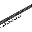 34-Slot Aluminum 14 Inch Long Mlok Picatinny Rail Mount, 5 T-Nuts & 5 Screws & Hex Wrench Included (MK34)